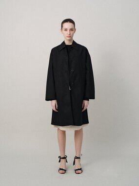 Nothing Written brand Harri Mac Coat in Black
